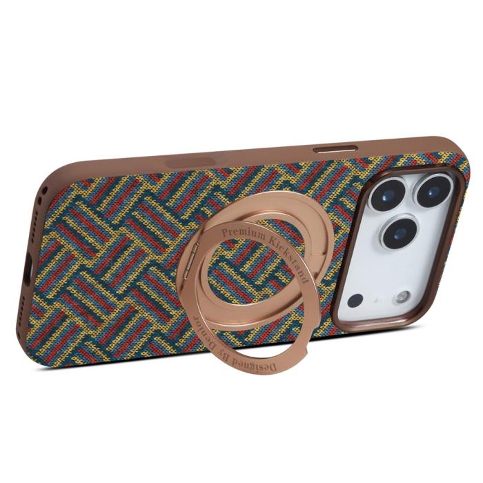 Bild 3, DENIOR iPhone 18 Pro Max/17 Pro Max Skal MagSafe Rut Mönster