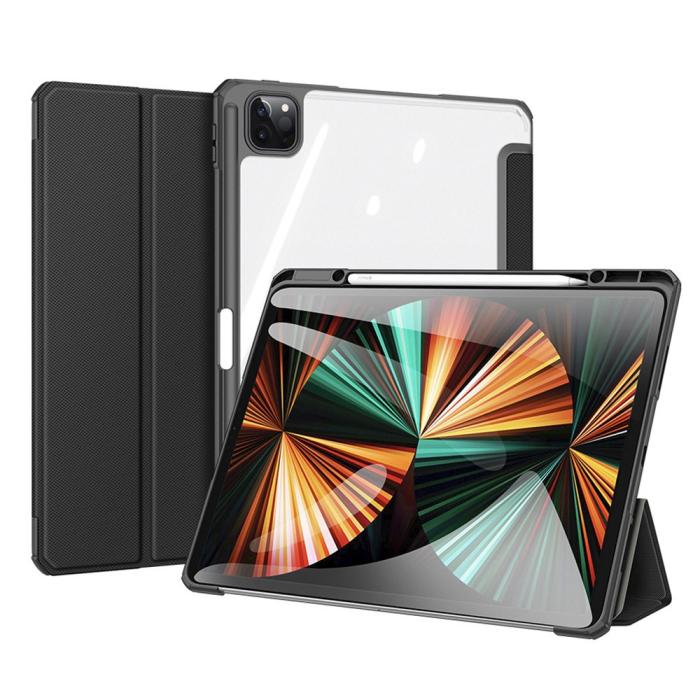 Bild 1, DUX DUCIS iPad Pro 12.9 Fodral TOBY Tri-Fold Pennhållare Svart