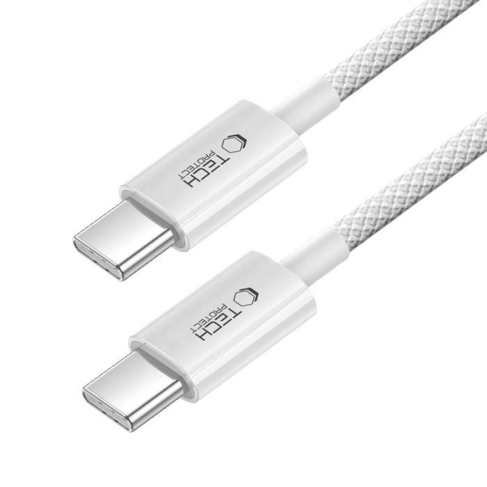 Bild 2, Tech-Protect 1m 60W/3A PD USB-C-USB-C Kabel UltraBoost