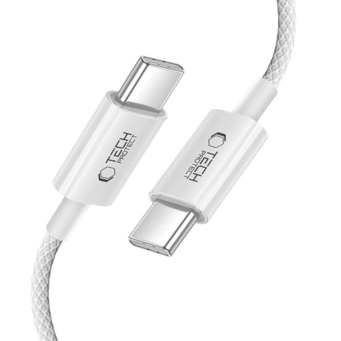 Bild 3, Tech-Protect 1m 60W/3A PD USB-C-USB-C Kabel UltraBoost