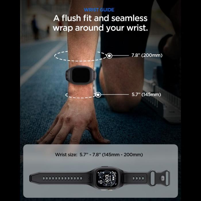 Bild 5, Spigen Apple Watch 49 mm Skal / Armband Liquid Air 'Pro'