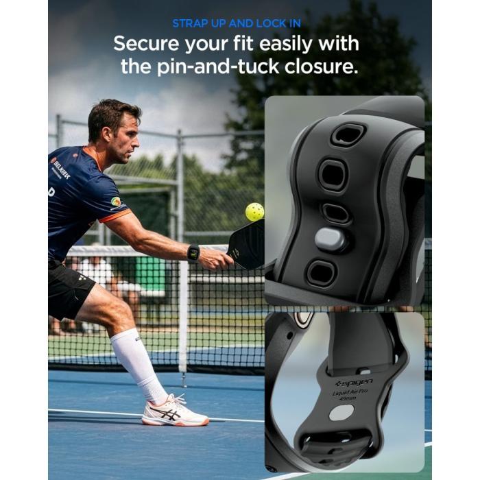 Bild 6, Spigen Apple Watch 49 mm Skal / Armband Liquid Air 'Pro'