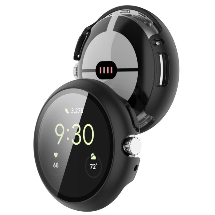 Bild 5, Google Pixel Watch / Watch 2 Skal Med Härdat Glas Svart