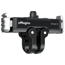 AMAGISN Magnetiskt Quick Relese F&auml;ste F&ouml;r Action Kamera Svart