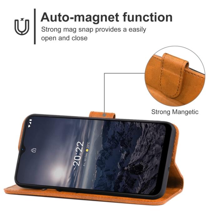 Bild 4, Nokia G11 / G21 Fodral Läder Brun
