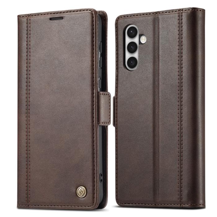 Bild 1, LC.IMEEKE Samsung Galaxy S23 Plus Fodral Läder Brun