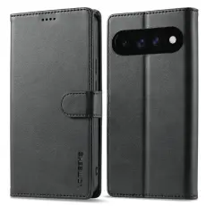LC.IMEEKE Google Pixel 11 Pro XL Fodral L&auml;der Svart