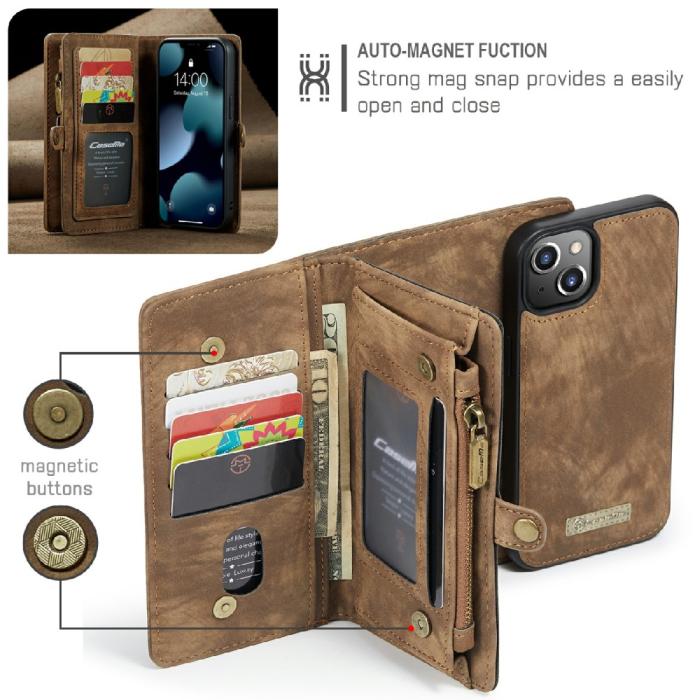 Bild 4, CASEME iPhone 13 Fodral/Skal Magnet 2in1 Multifunk
