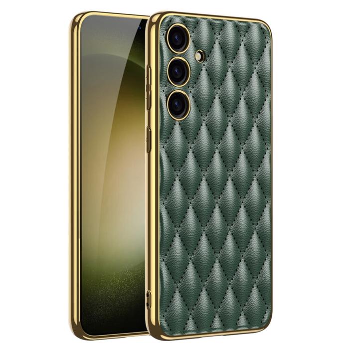 Bild 1, GKK Galaxy S24 Plus Skal Diamond Hybrid Läder Grön