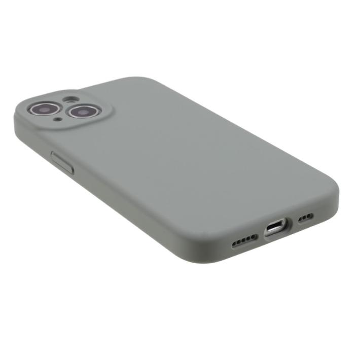 Bild 5, iPhone 15 Plus Skal Liquid Silikon Ljus Grön