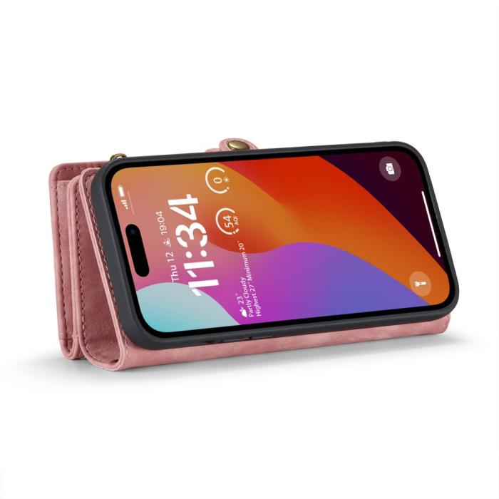 Bild 3, CASEME iPhone 16 Pro Max Fodral Multifunktionell Rosa