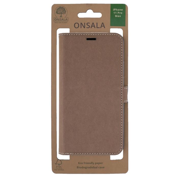 Bild 2, ONSALA iPhone 11 Pro Max Fodral ECO Brun