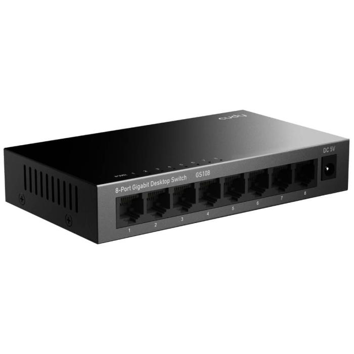 Bild 2, Cudy Switch GS108 8-port Gigabit Svart