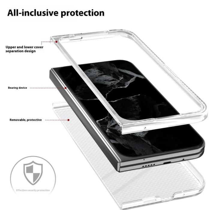 Bild 2, Google Pixel 9 Pro Fold Skal Matt Transparent