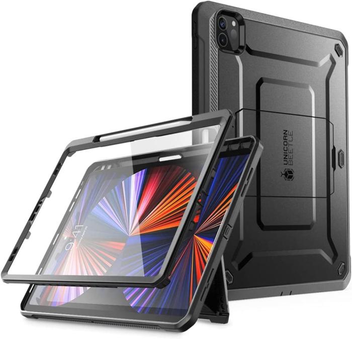 Bild 1, Supcase iPad Pro 11 2020/2021/2022 Skal Pennhållare Unicorn Beetle Pro Svart