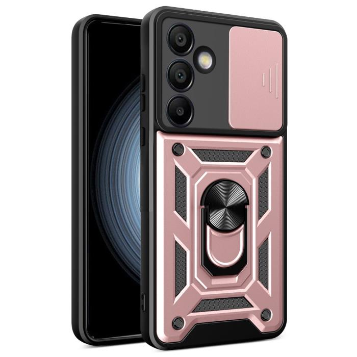 Bild 1, Samsung Galaxy S24 FE Skal CamShield Ring Hybrid Roséguld