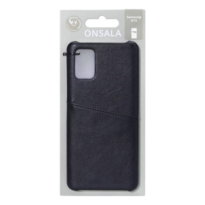 Bild 2, ONSALA Samsung Galaxy A71 Skal Kortfack Svart