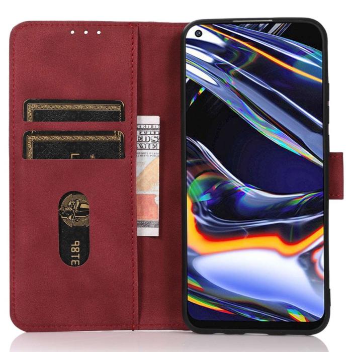 Bild 3, KHAZNEH Motorola Moto G32 Fodral Läder Röd