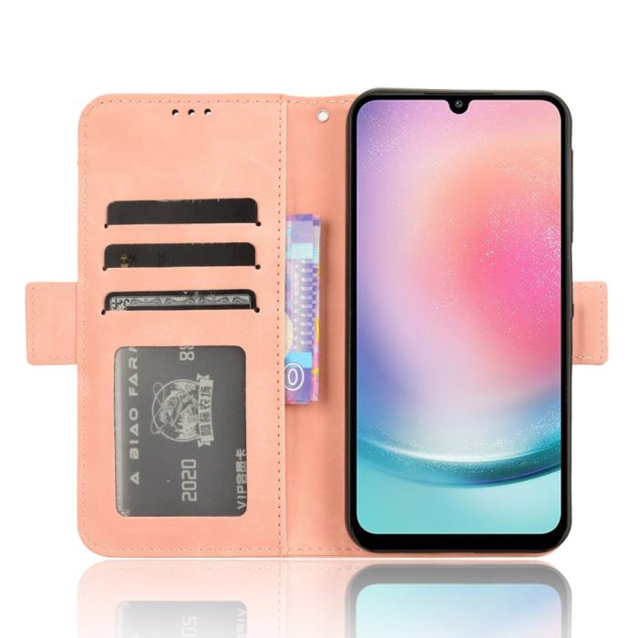 Bild 3, Samsung Galaxy A25 5G Fodral Med Avtagbart Kortfodral Rosa