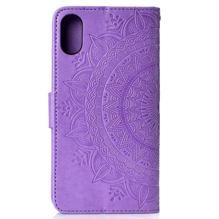 Bild 3, Xiaomi Redmi 9A - Mandala Fodral - Lila