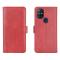 OnePlus Nord N10 5G - Fodral Med Magnetisk Stängning - Röd