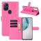 OnePlus Nord N10 5G - Litchi Fodral - Rosa