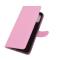 OnePlus Nord N10 5G - Litchi Fodral - Ljus Rosa