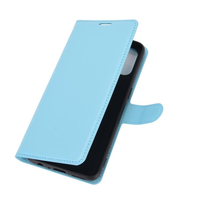 Bild 5, OnePlus Nord N10 5G - Litchi Fodral - Ljus Blå