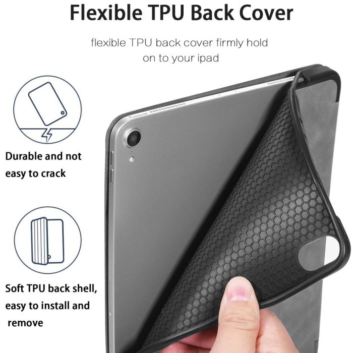 Bild 3, DG.MING iPad Air 2025-2020/Pro 11 2018 Fodral Pennhållare