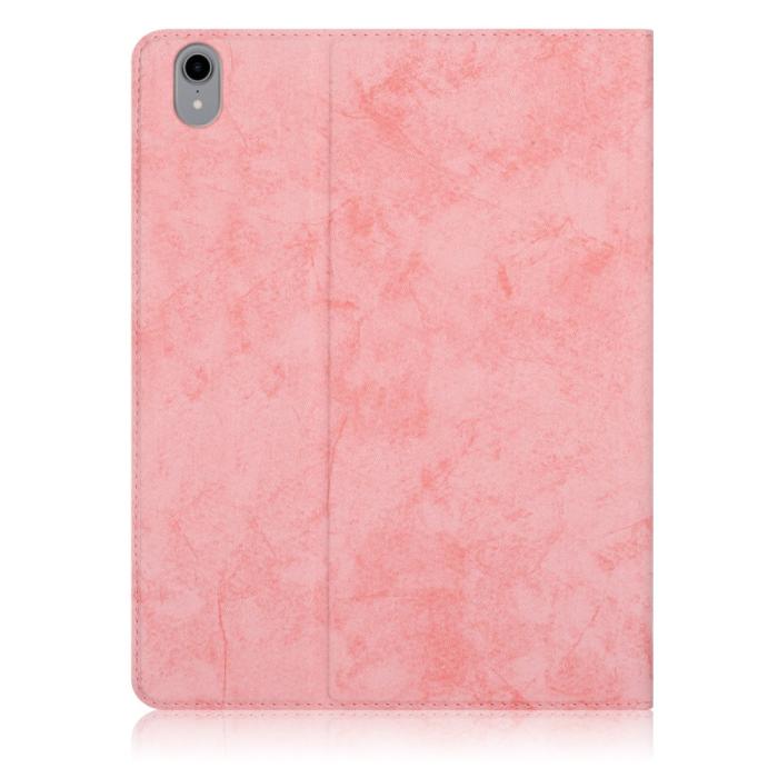 Bild 3, iPad Air 2020/2022 Fodral Med Frontficka Och Pennhållare Rosa