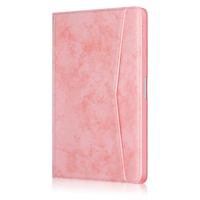 Bild 4, iPad Air 2020/2022 Fodral Med Frontficka Och Pennhållare Rosa