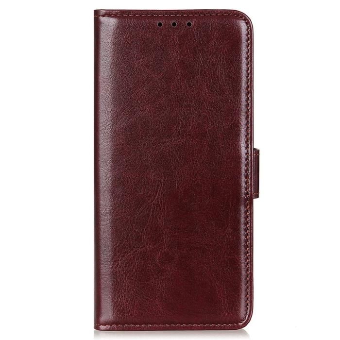 Bild 6, Samsung Galaxy S23 Fodral Crazy Horse Läder Brun