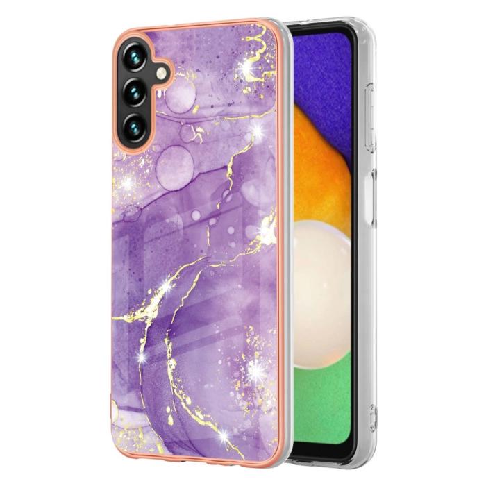 Bild 1, Samsung Galaxy A14 4G/5G Skal Marmor Lila