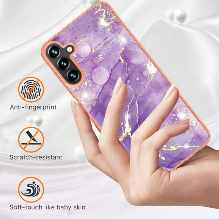 Bild 2, Samsung Galaxy A14 4G/5G Skal Marmor Lila