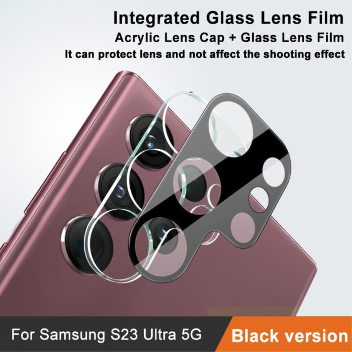 Bild 2, IMAK Galaxy S23 Ultra Linsskydd Akryl/Härdat Glas Svart