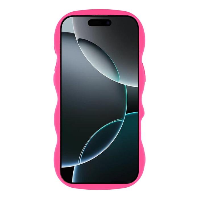Bild 2, iPhone 17 Pro Max Mobilskal Wavy Rosa
