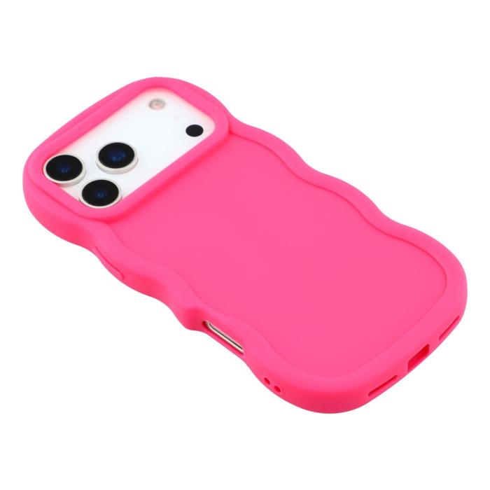 Bild 4, iPhone 17 Pro Max Mobilskal Wavy Rosa