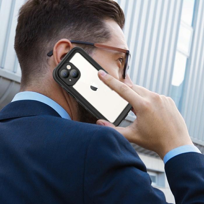 Bild 6, REDPEPPER iPhone 13 Mini Skal 360 Vattentätt IP68 Mörk Grå