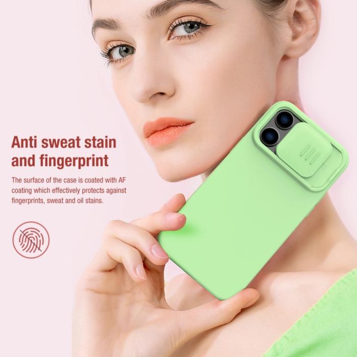 Bild 6, NILLKIN iPhone 14 Pro Max Skal CamShield Silky Liquid Svart