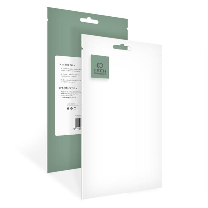 Bild 4, Tech-Protect 25 cm 2.4A MicroUSB UltraBoost Laddkabel Svart