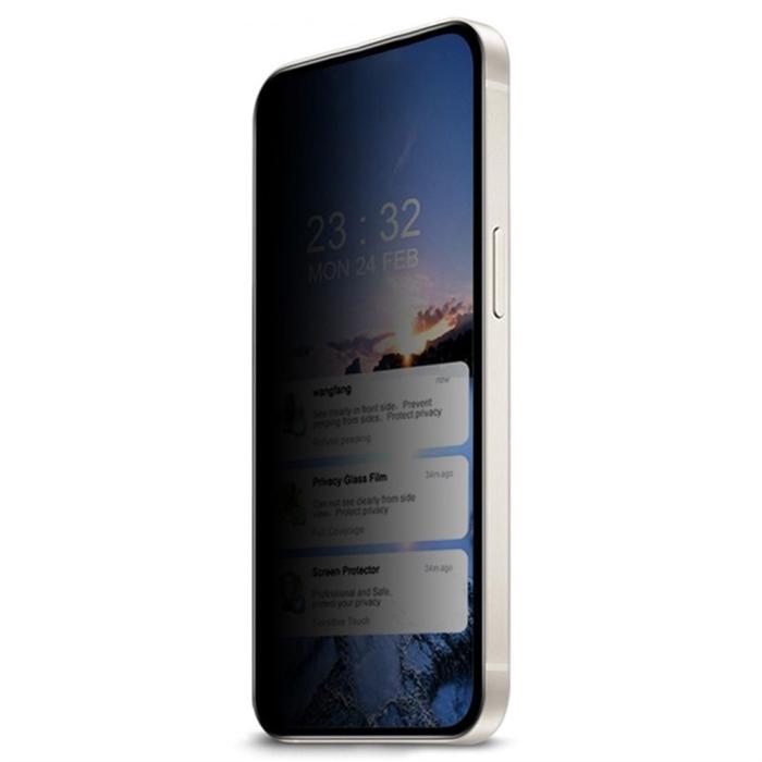 Bild 3, Google Pixel 9a Skärmskydd Härdat Glas Privacy