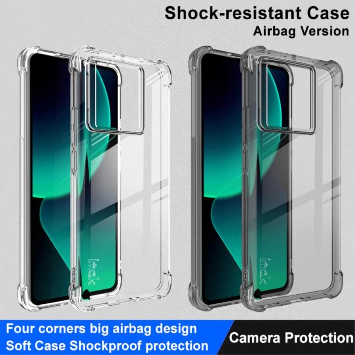 Bild 6, IMAK Xiaomi 13T / 13T Pro Skal Shockproof TPU Transparent