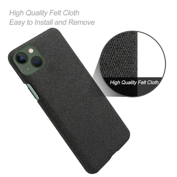 Bild 4, iPhone 15 Skal Tygbelagt Svart