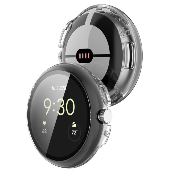 Bild 5, Google Pixel Watch / Watch 2 Skal Med Härdat Glas Transparent
