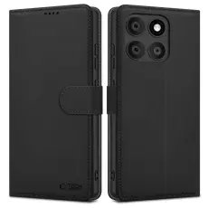 Tech-Protect Motorola Edge 60 / 60 Fusion Fodral L&auml;der Svart