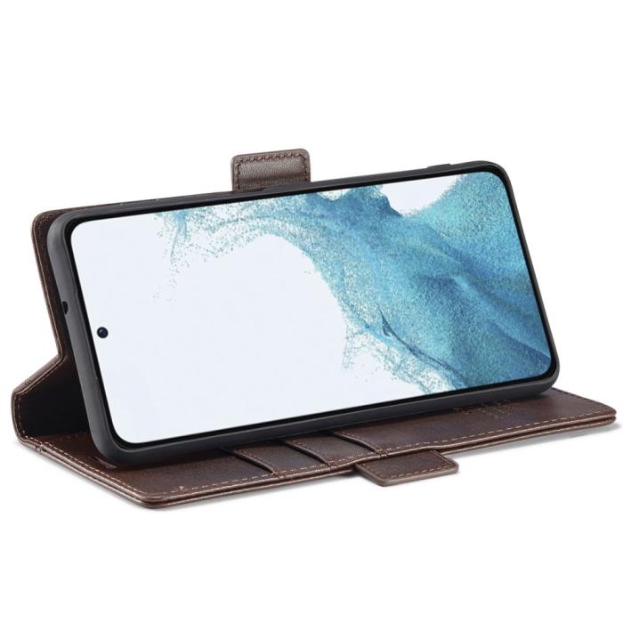 Bild 3, LC.IMEEKE Samsung Galaxy S23 Plus Fodral Läder Brun