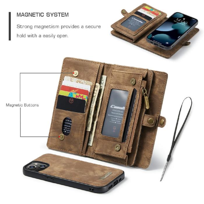 Bild 6, CASEME iPhone 13 Fodral/Skal Magnet 2in1 Multifunk