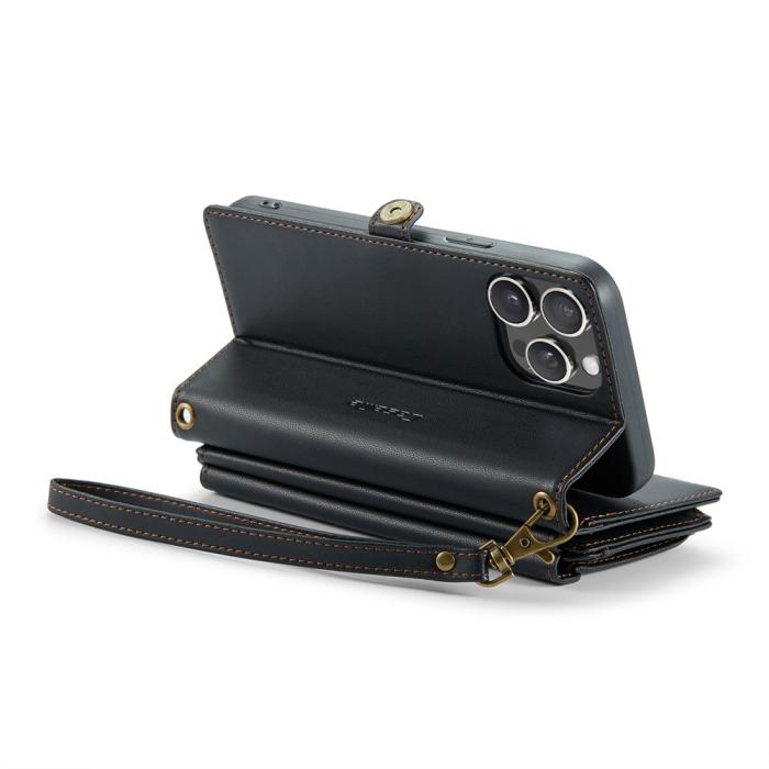 Bild 5, CASEME iPhone 15 Pro Max Plånboksfodral Svart