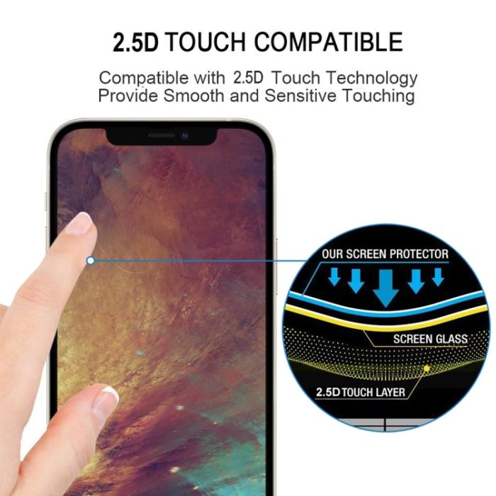 Bild 5, iPhone 14 Pro Skärmskydd Heltäckande Härdat Glas