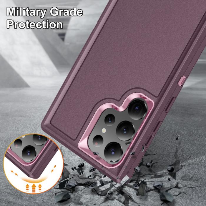 Bild 5, Galaxy S24 Ultra Skal Xtreme Shockproof Hybrid Lila/Rosa